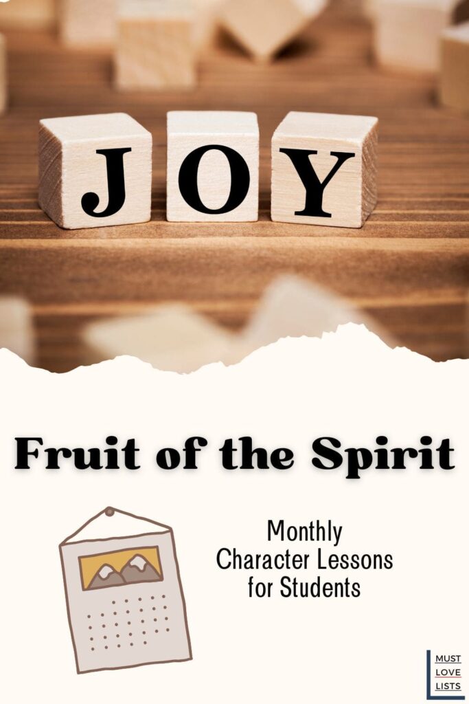 fruit of the spirit: joy