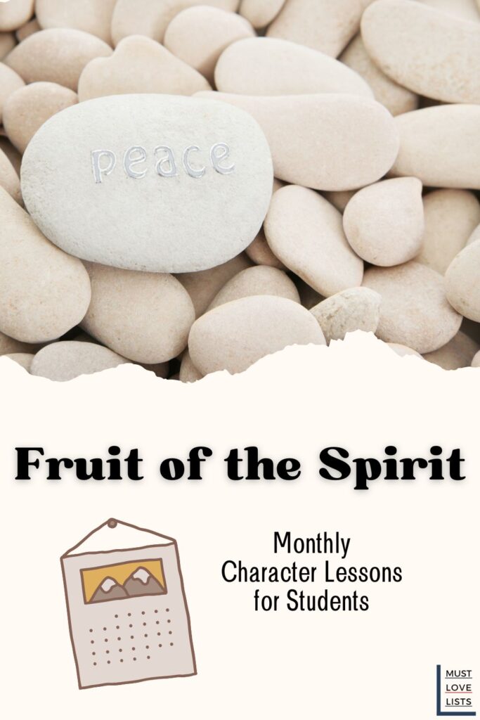 fruit of the spirit: peace