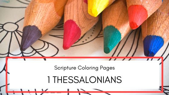 1 Thessalonians coloring pages