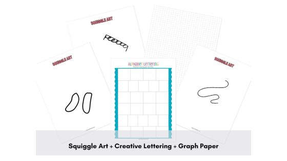 printable squiggle art pages