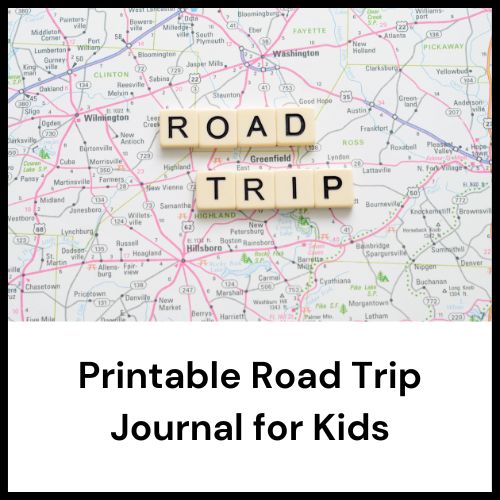 printable road trip journal for kids