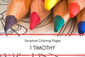 1 Timothy coloring pages