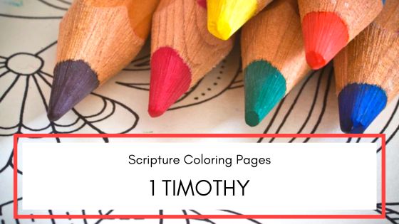 1 Timothy coloring pages