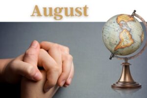 countries to pray for in August