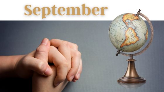 pray for countries of the world in September