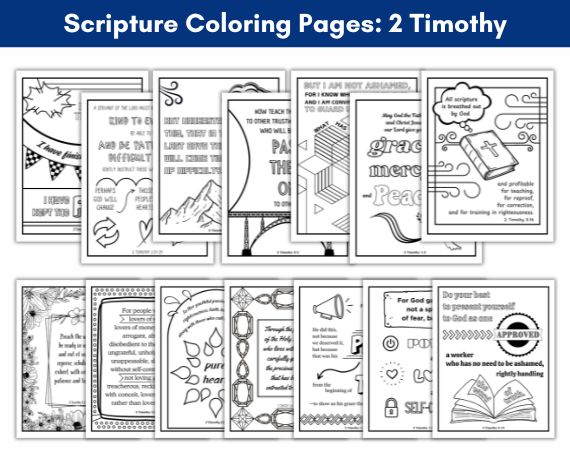 2 Timothy coloring pages