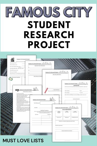 famous city student research project