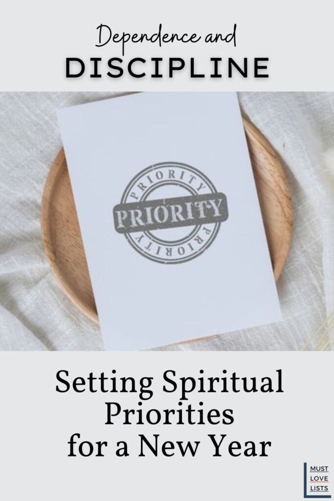 spiritual priorities for Christian women