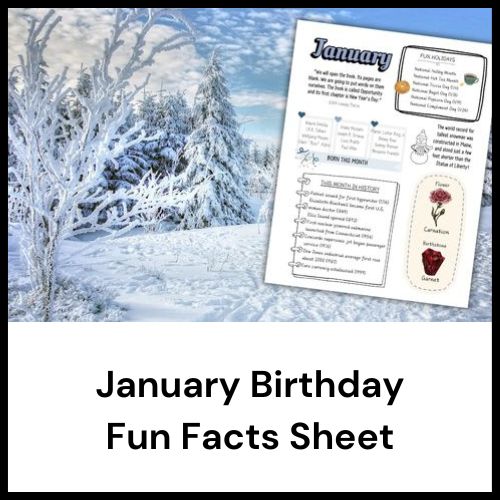 January birthday fun facts