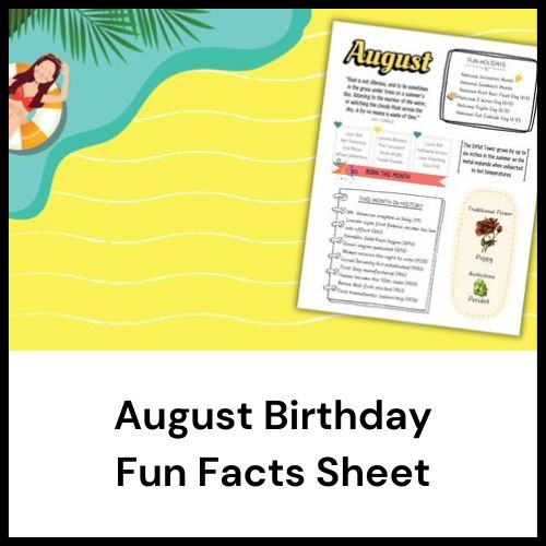 August birthday fun facts