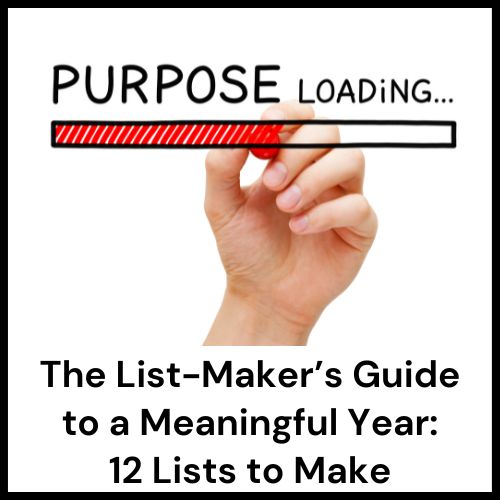 12 lists for a meaningful year