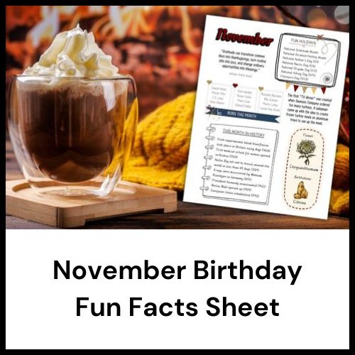 November birthday fun facts