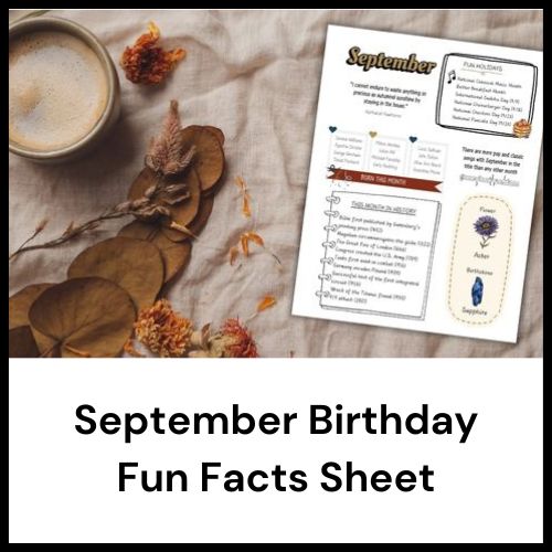 September birthday fun facts