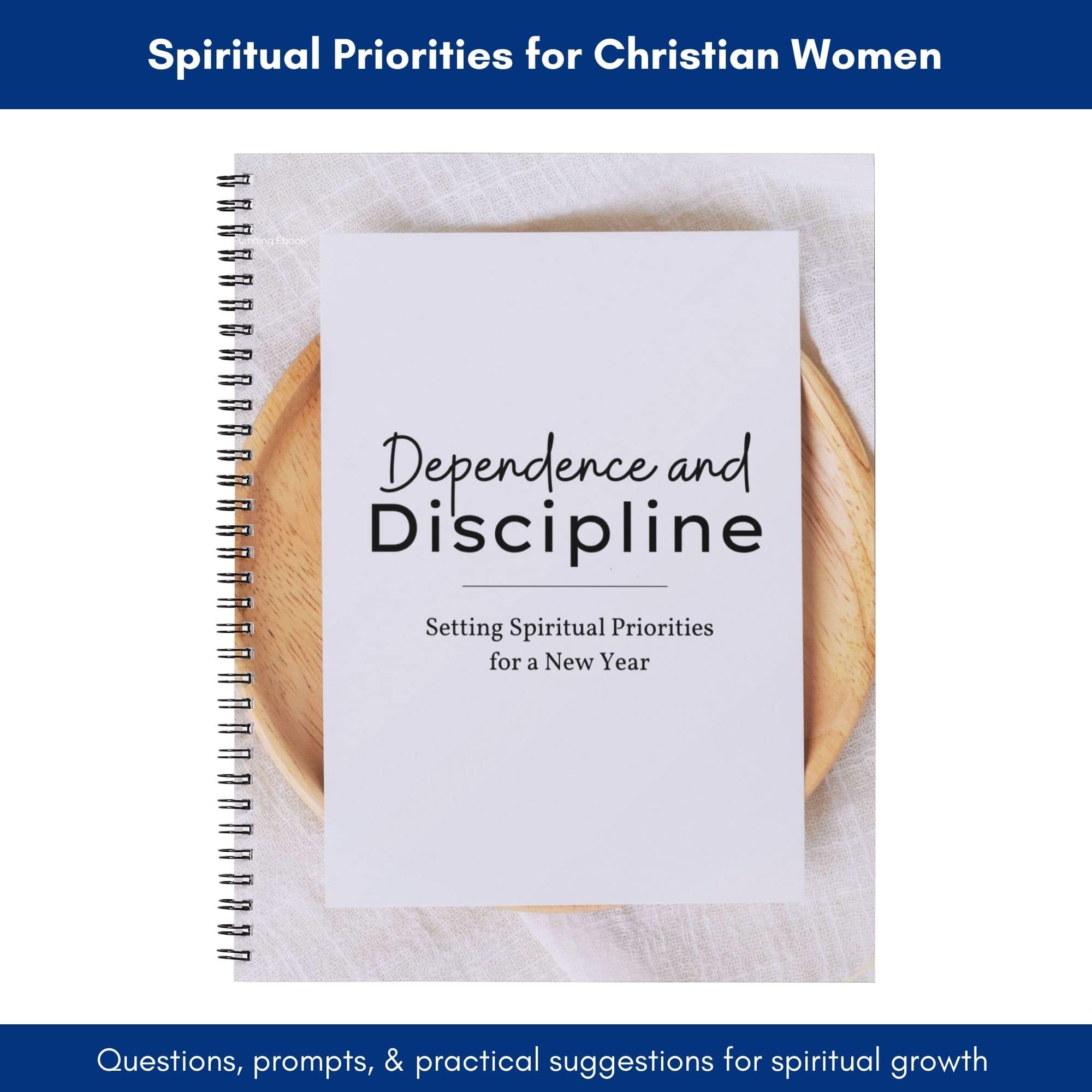 setting spiritual priorities for a new year workbook