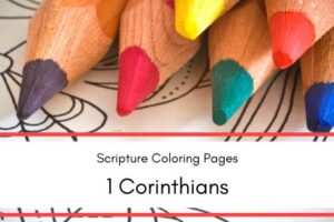 1 Corinthians coloring pages