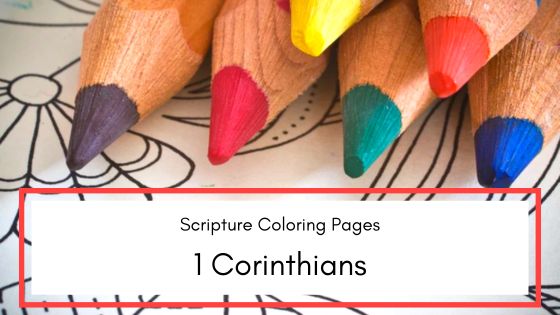 1 Corinthians coloring pages