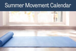 summer movement calendar