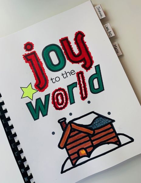 Christmas activity workbook cover