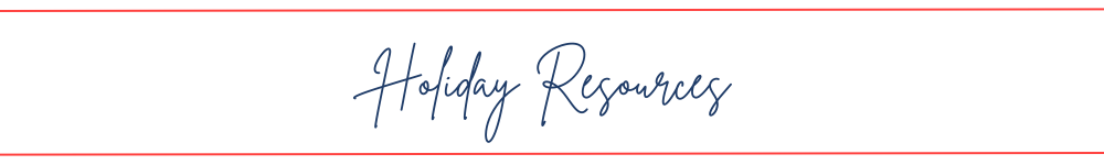 holiday resources