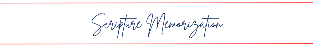 scripture memorization
