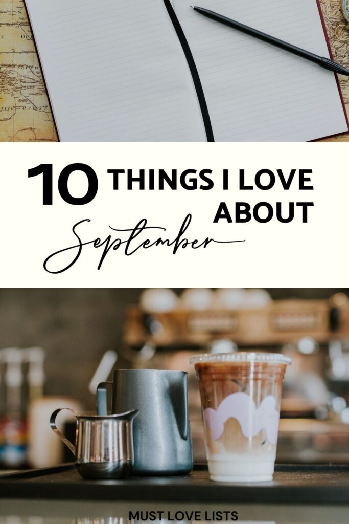 things I love about September