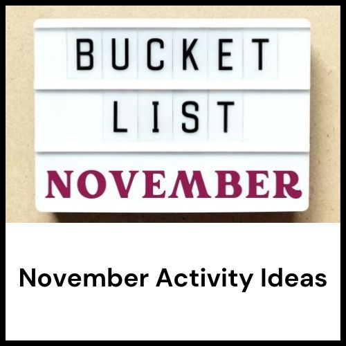 November activity ideas