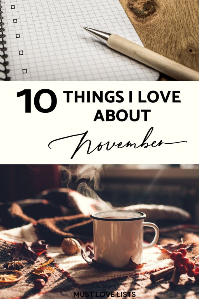things to love about November