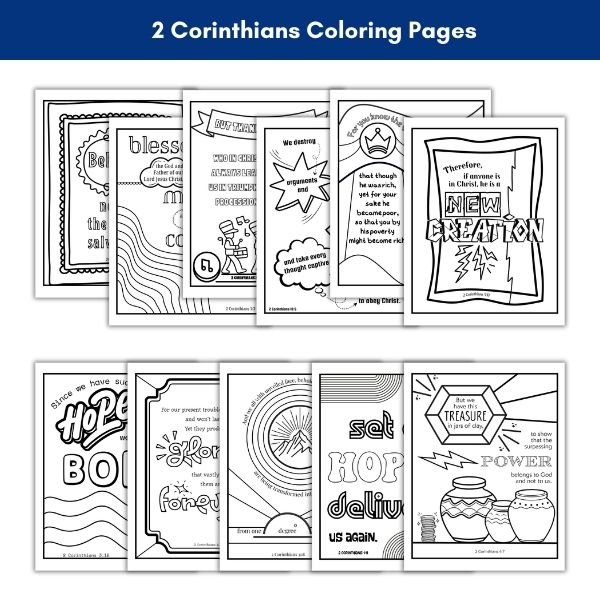 2 Corinthians coloring pages