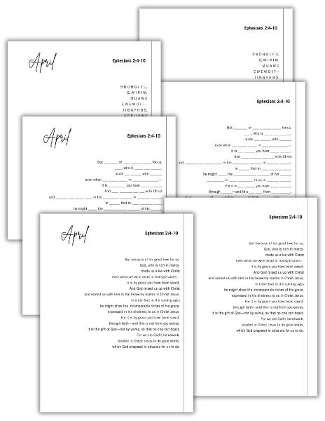 Ephesians 2 scripture memorization