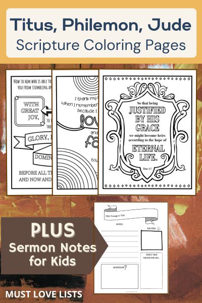 Titus Philemon Jude coloring pages