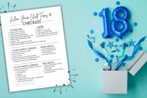 checklist for when your child turns 18