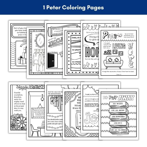 1 Peter coloring pages