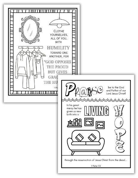 1 Peter coloring pages free