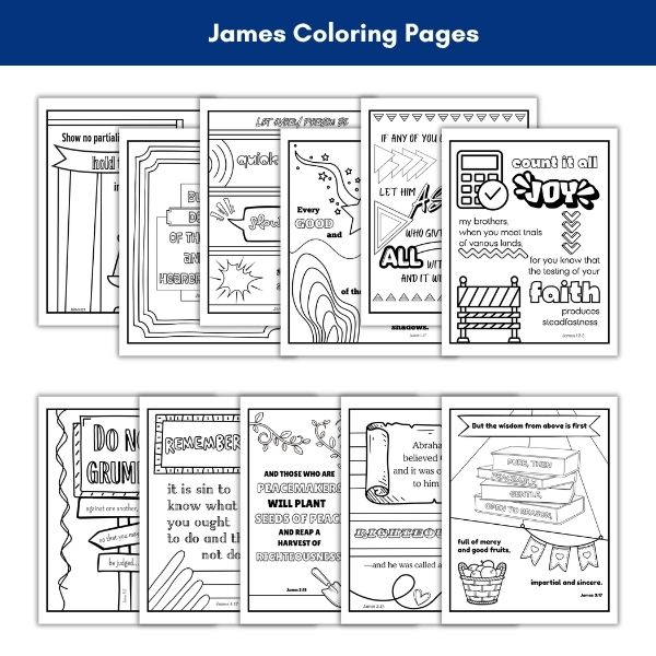 James coloring pages